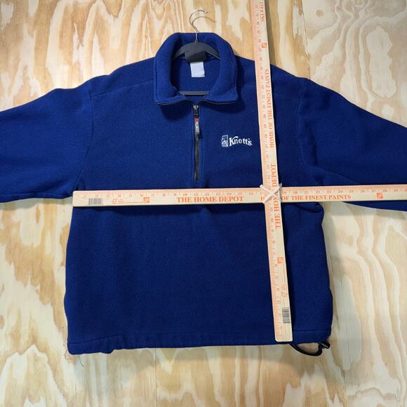 Vintage Y2K Knotts Berry Farm amusement park 1/2 zip fleece - Picture 4 of 4